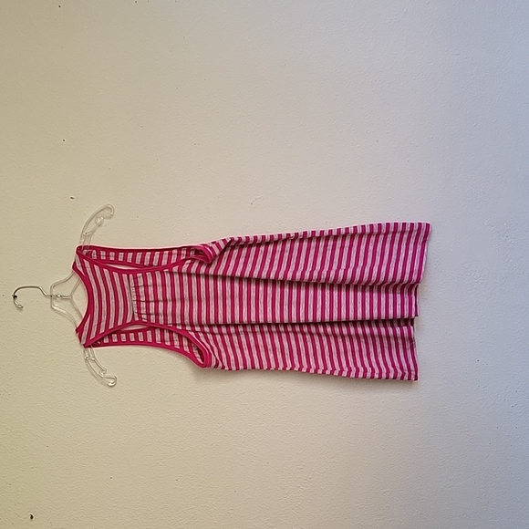 Gap tanktop stripes pink gray size Medium - Picture 5 of 12